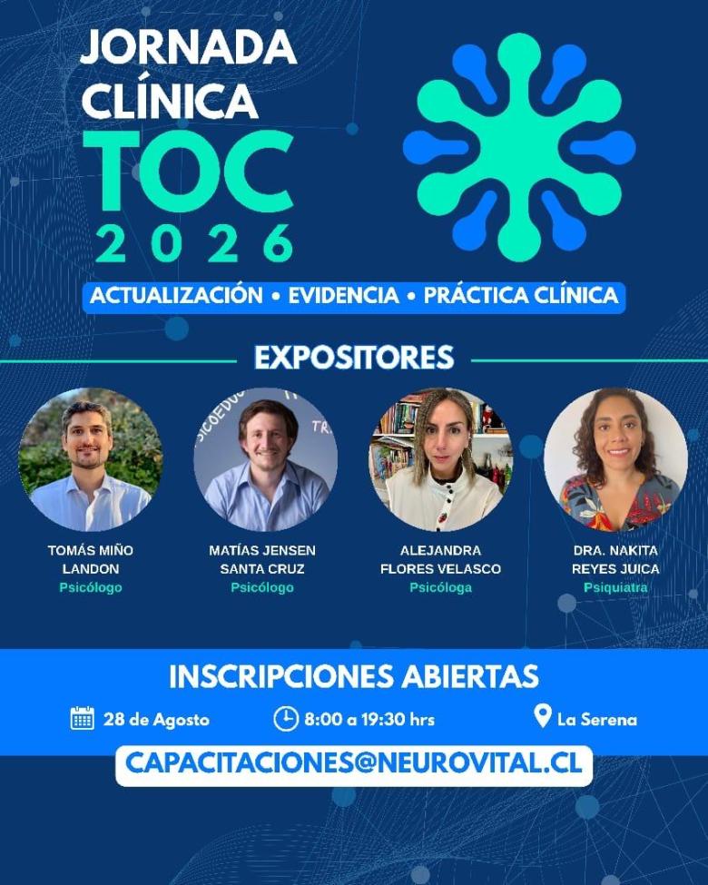 Jornada Clínica TOC 2026, Centro NeuroVital